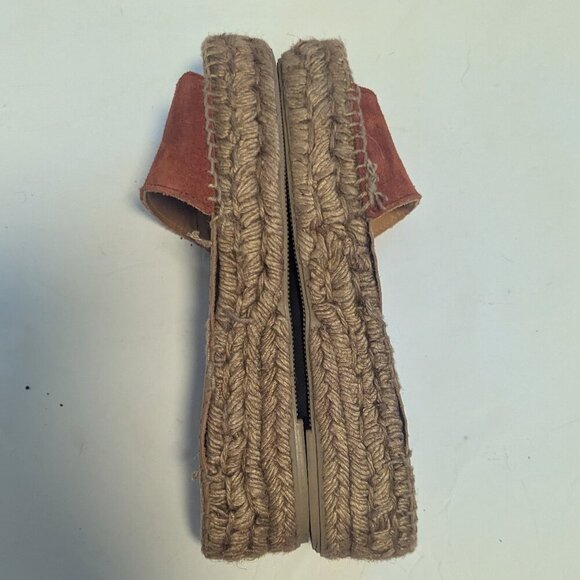 Naguisa Mediterranean Shoe Espadrille Leather Slip On Slide Anthropologie Sandal - Picture 7 of 9